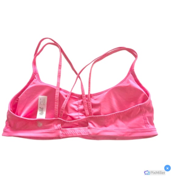 La Isla Womens Pink Strappy Sports Bra, L - Picture 3 of 5